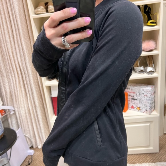 Athleta Stronger Quilted Bomber Jacket - Picture 6 of 7